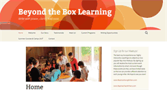 Desktop Screenshot of beyondtheboxlearning.com